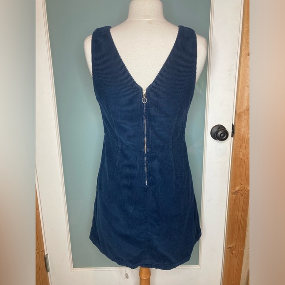 Topshop blue corduroy dress - Picture 3 of 5